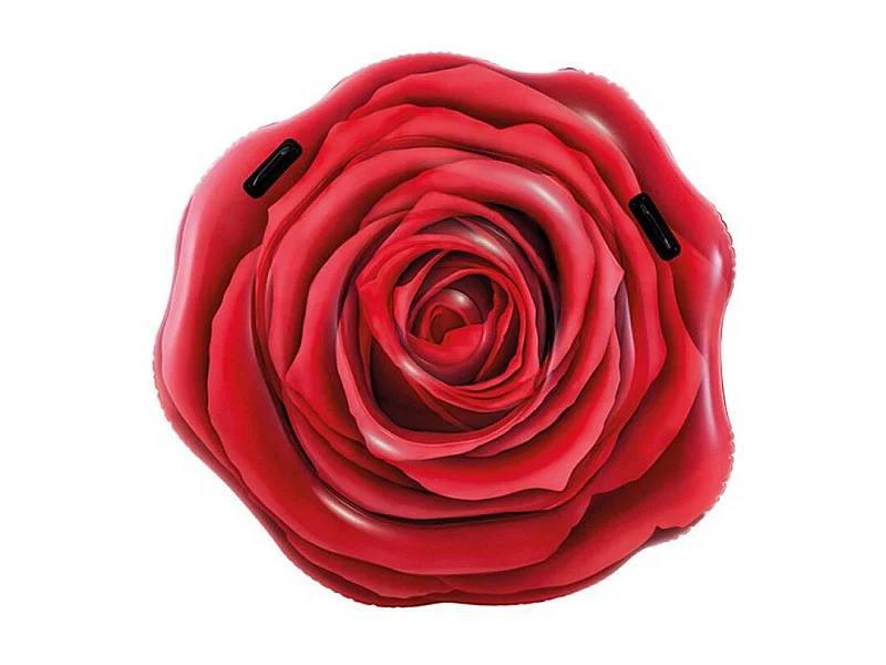 Colchoneta Rosa Intex con asas rojo Ø132 cm