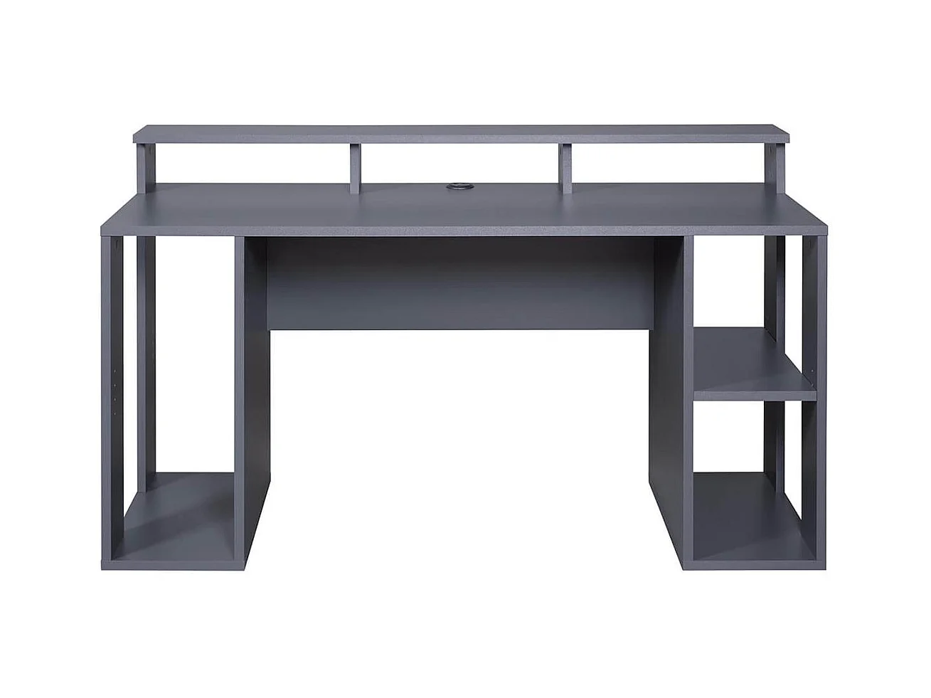 MARIO - Bureau Gamer Multi-Rangement Anthracite