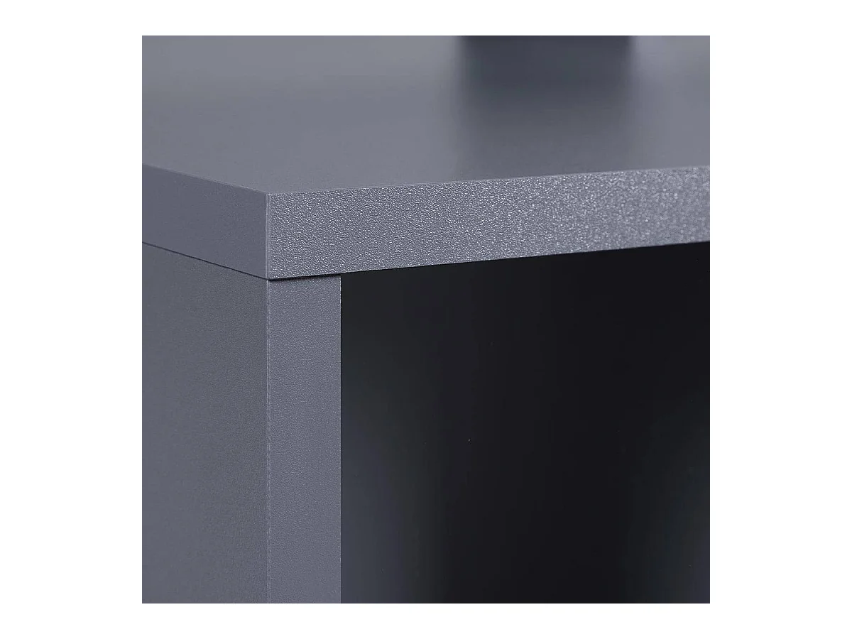 MARIO - Bureau Gamer Multi-Rangement Anthracite