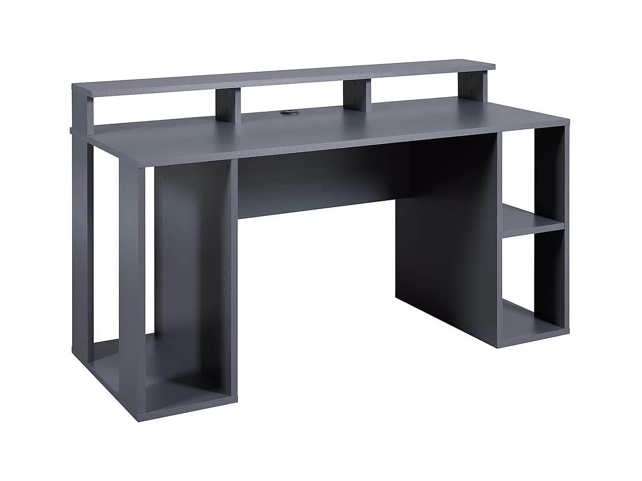 MARIO - Bureau Gamer Multi-Rangement Anthracite