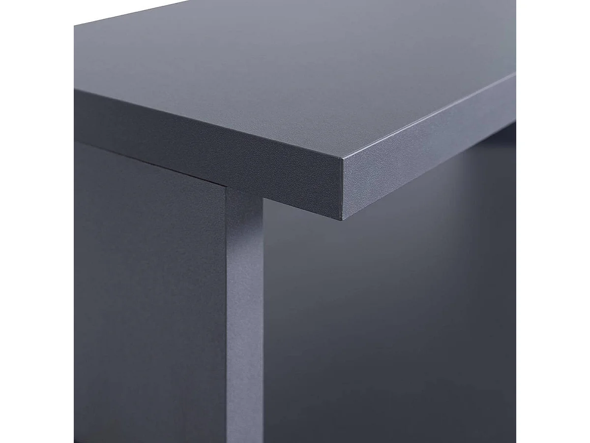 MARIO - Bureau Gamer Multi-Rangement Anthracite