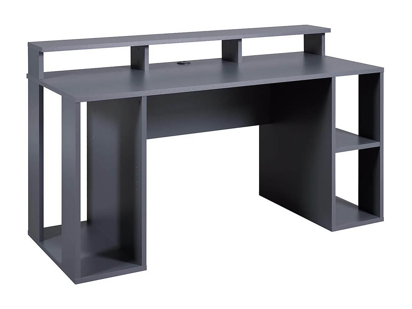 MARIO - Bureau Gamer Multi-Rangement Anthracite