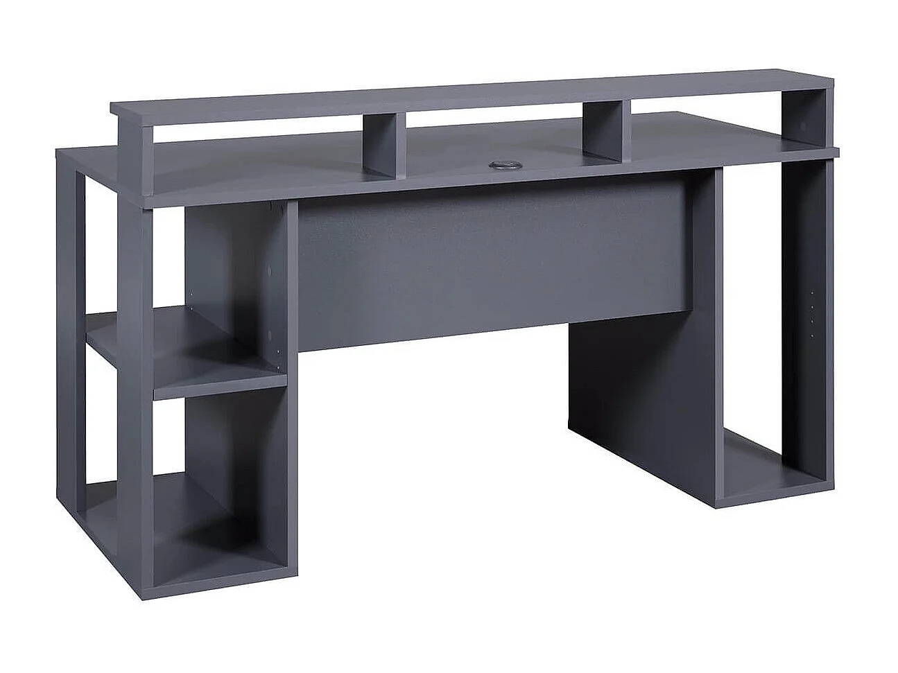 MARIO - Bureau Gamer Multi-Rangement Anthracite