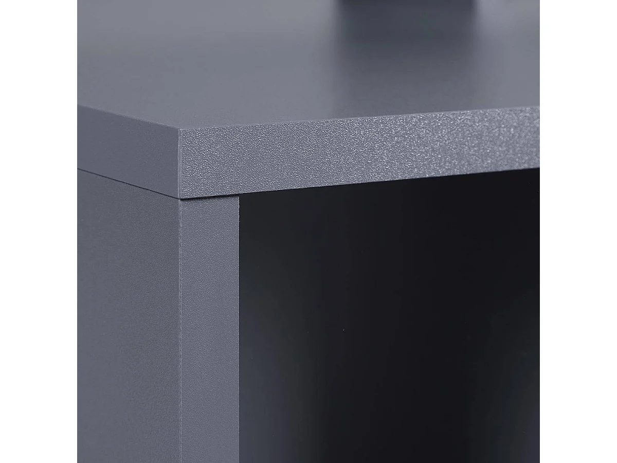 MARIO - Bureau Gamer Multi-Rangement Anthracite