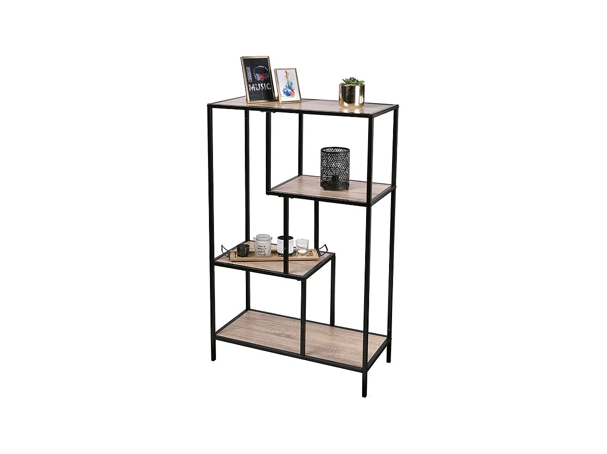 Bibliothèque 4 étagères 114 cm Colorado