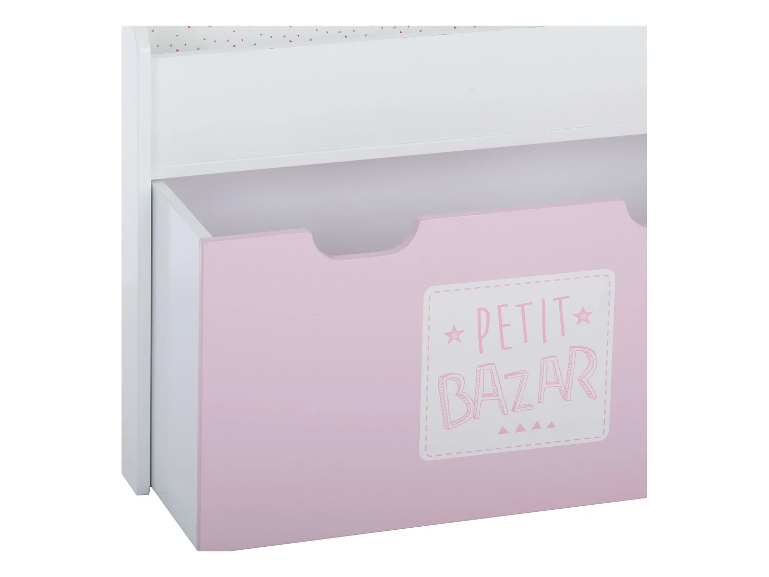 Bücherregal rosa 62,5x70x30cm