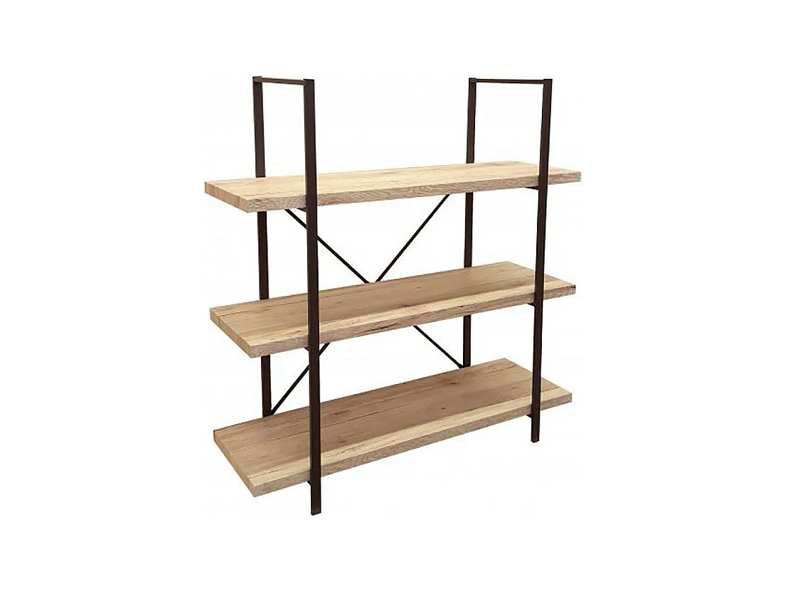 Bibliothèque 3 étagères Chicago