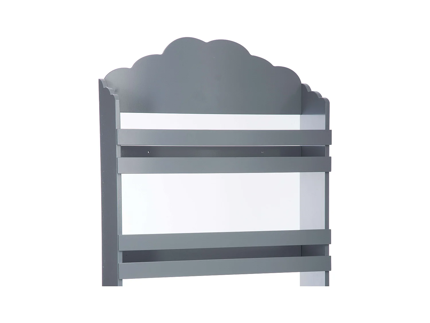 Bibliothèque Enfant Nuage gris 3 étagères