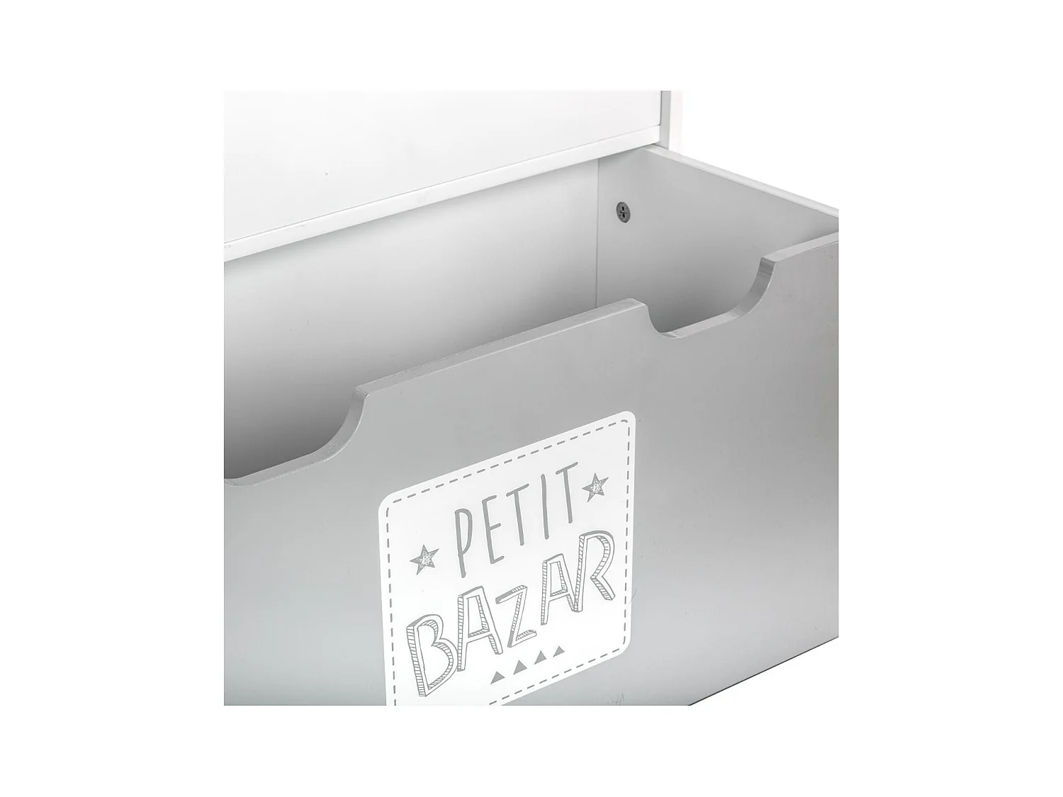 Bücherregal grau 62,5x70x30cm