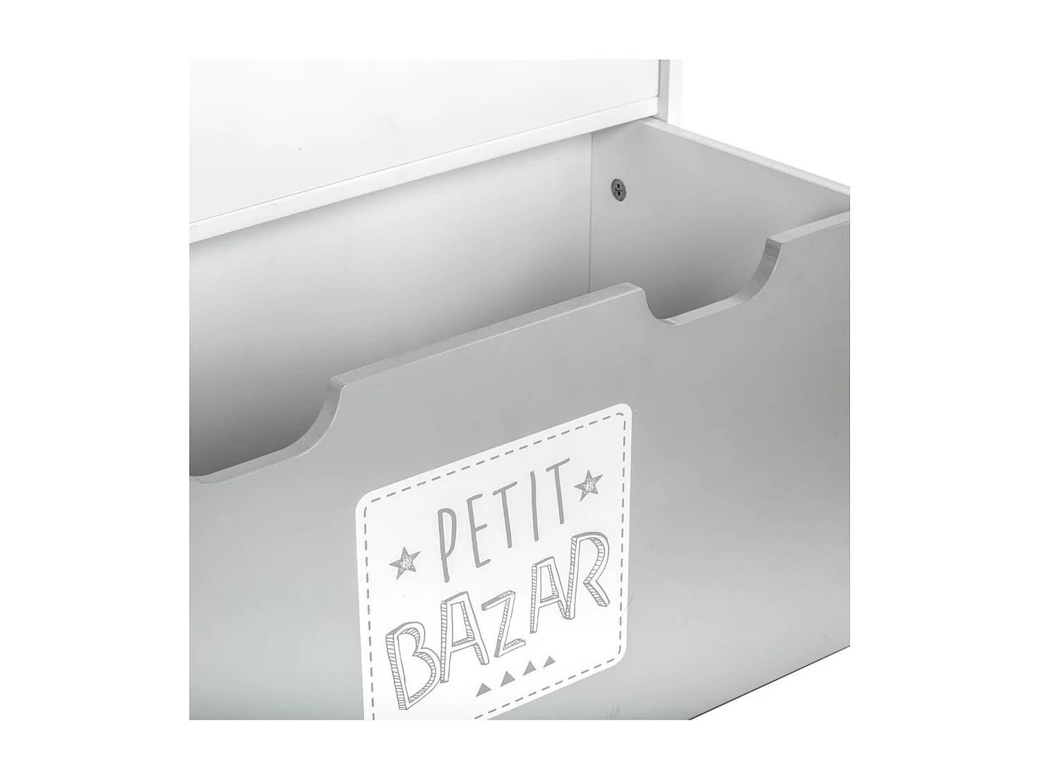 Bücherregal grau 62,5x70x30cm