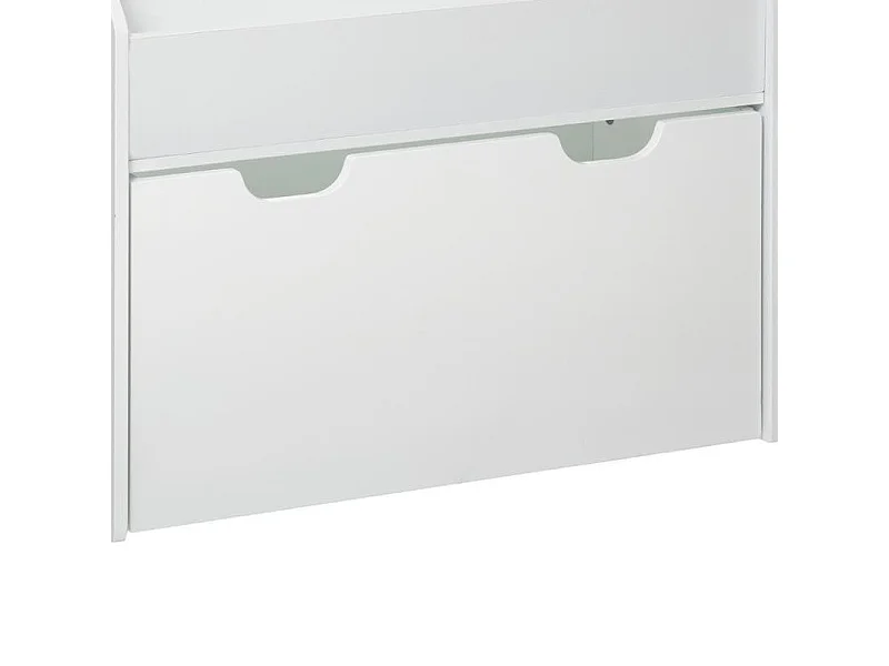 Bücherregal weiß 62,5x70x30cm