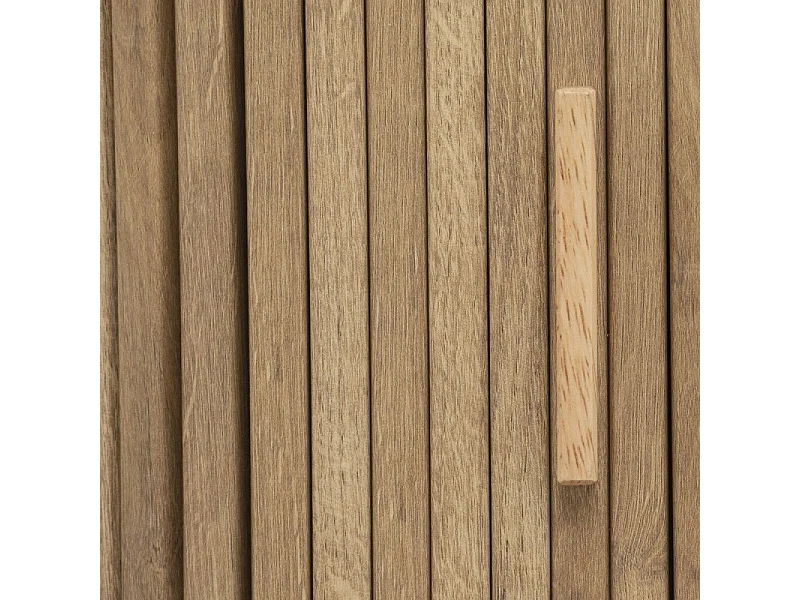 Bibliothèque 3 Étagères Design "Colva" 179cm Beige