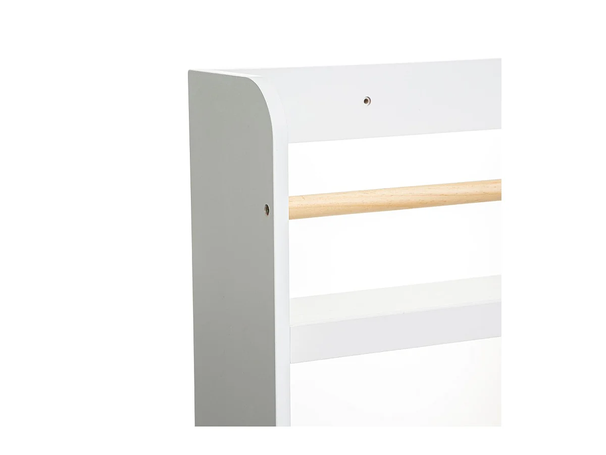 Bibliothèque Enfant 5 Niveaux "Classic" 118cm Blanc