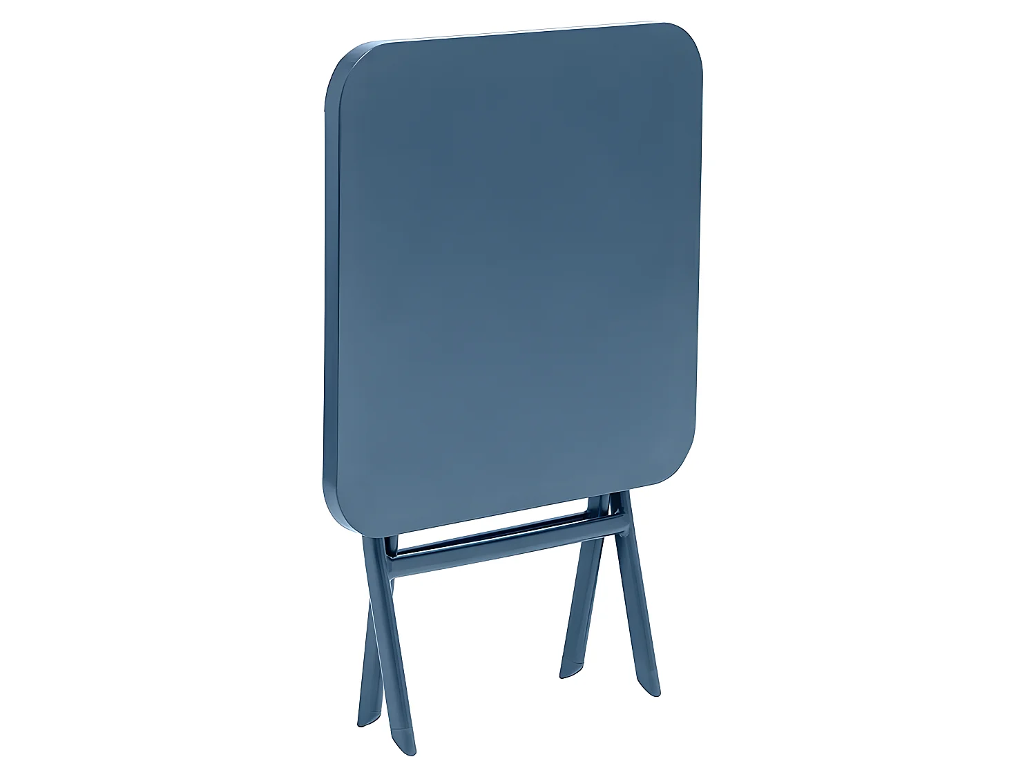 Table d'appoint pliante 40x40 Greensboro bleu indigo Hespéride