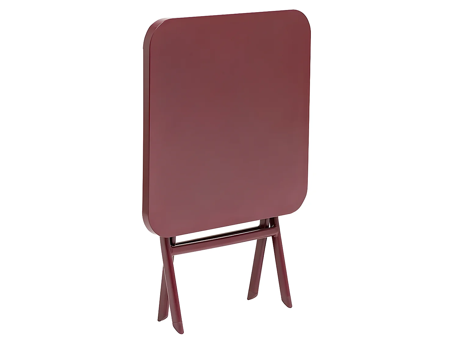 Table d'appoint pliante 40x40 Greensboro bordeaux Hespéride
