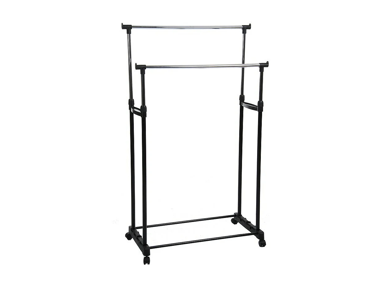 Portant à Vêtements "Double Barre" 170cm Noir