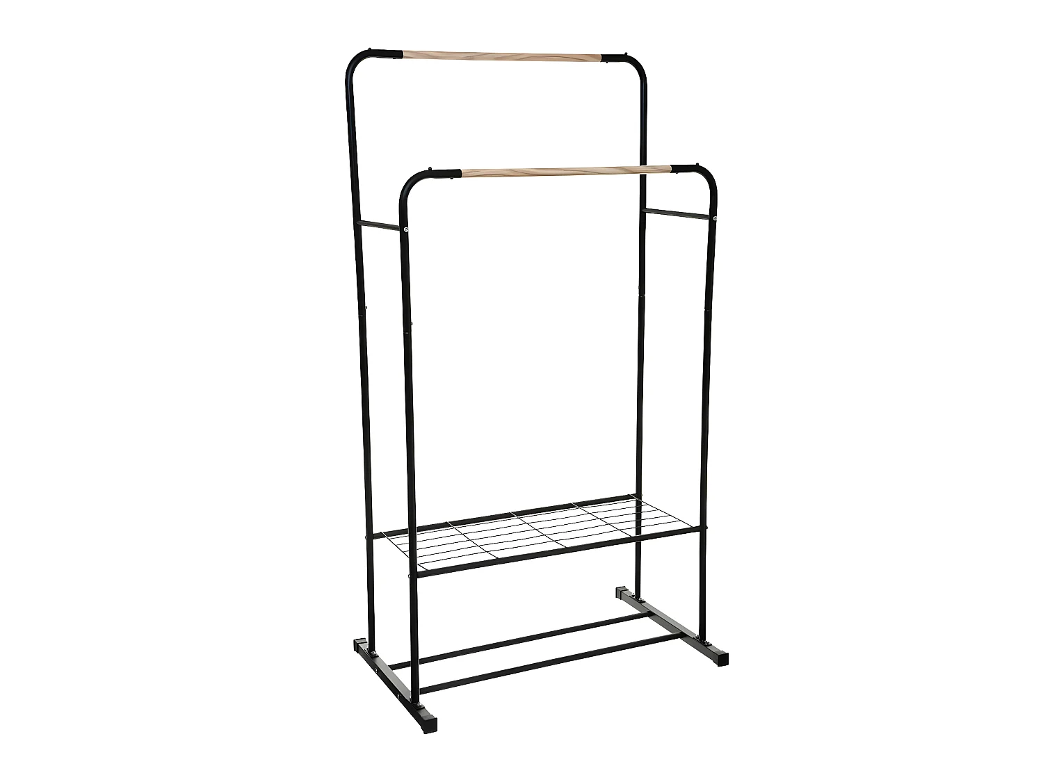 Portant à Vêtements Double "Artemis" 150cm Noir