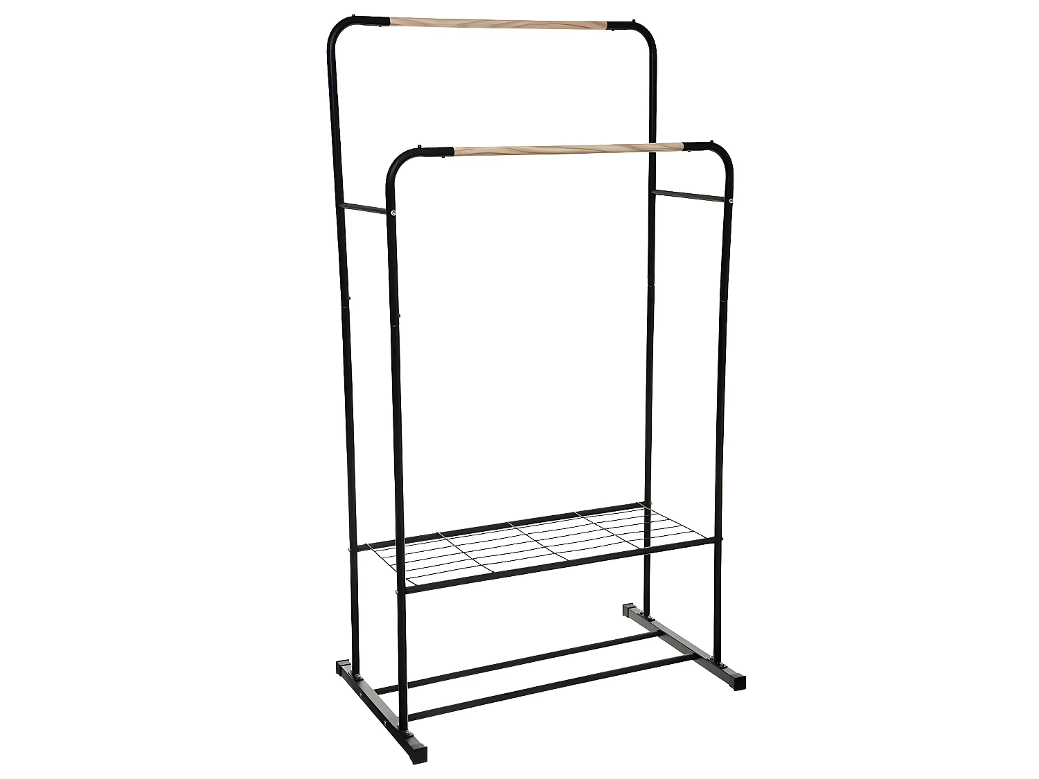 Portant à Vêtements Double "Artemis" 150cm Noir