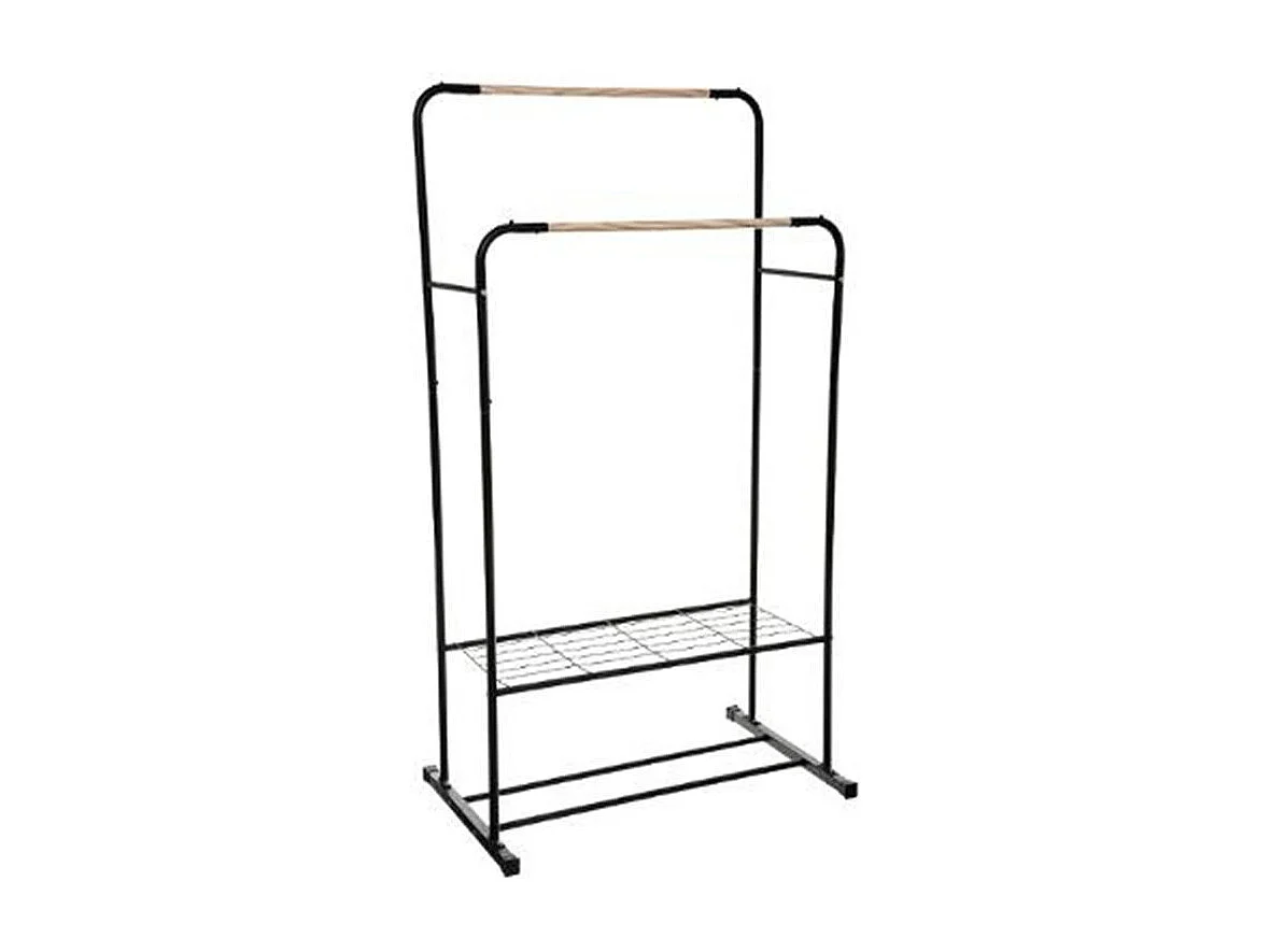 Portant à Vêtements Double "Artemis" 150cm Noir