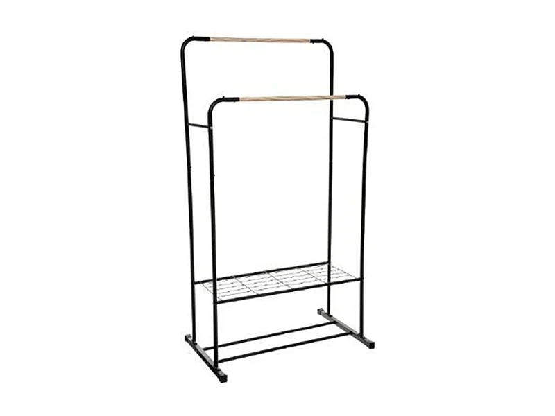 Portant à Vêtements Double "Artemis" 150cm Noir