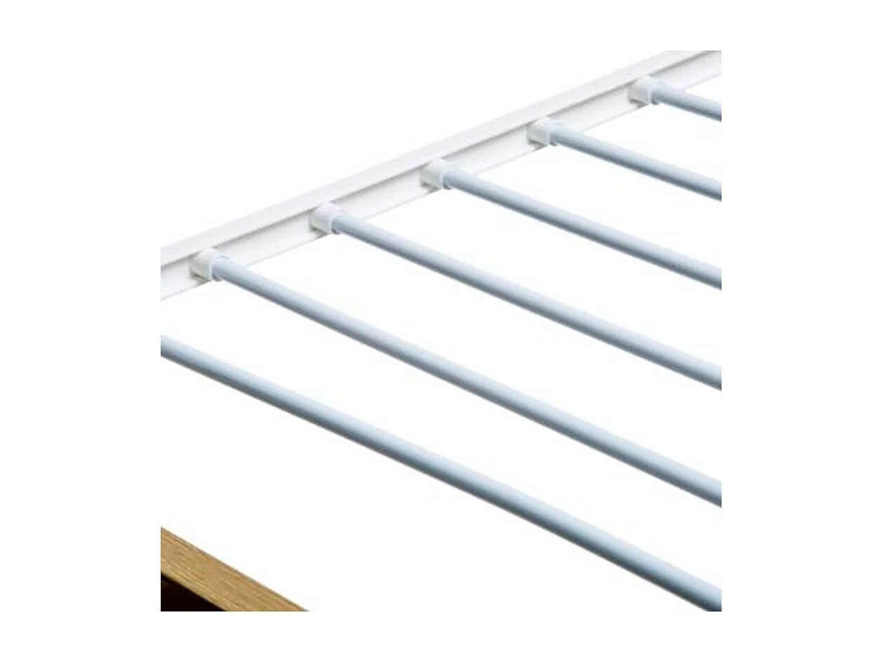 Étendoir à Linge "4 Roulettes" 27m Naturel