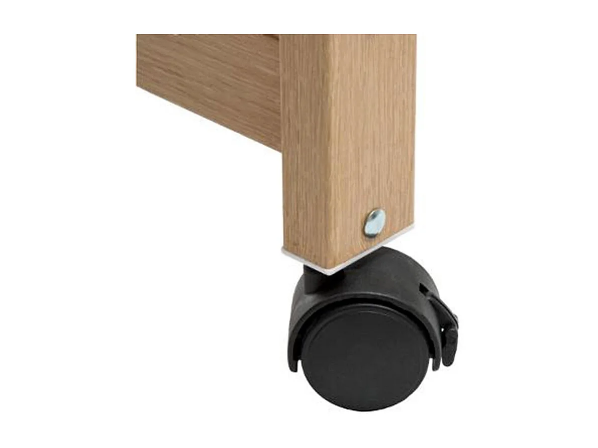 Étendoir à Linge "4 Roulettes" 27m Naturel