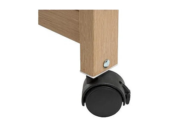 Étendoir à Linge "4 Roulettes" 27m Naturel