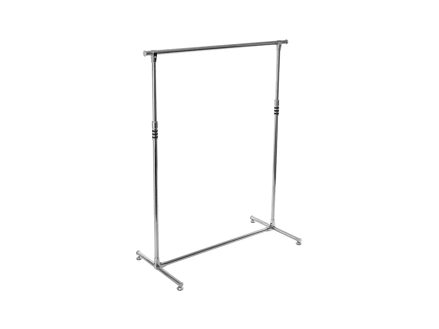 Portant à Vêtements "Roulettes" 173cm Argent