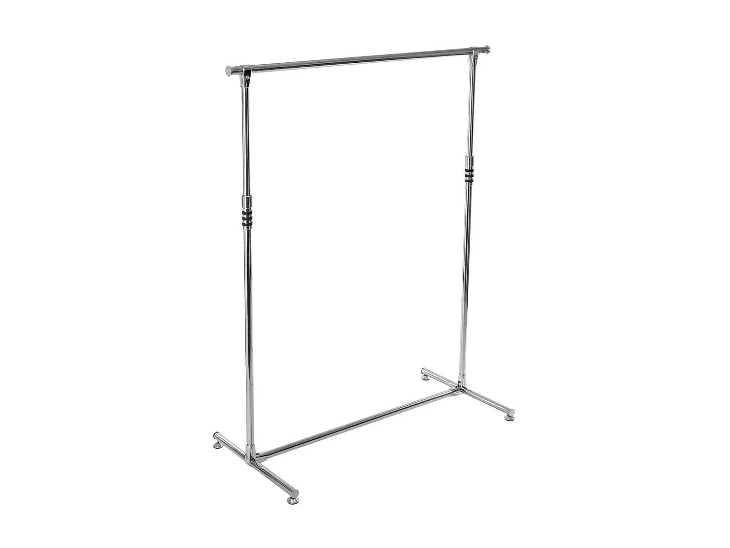 Portant à Vêtements "Roulettes" 173cm Argent