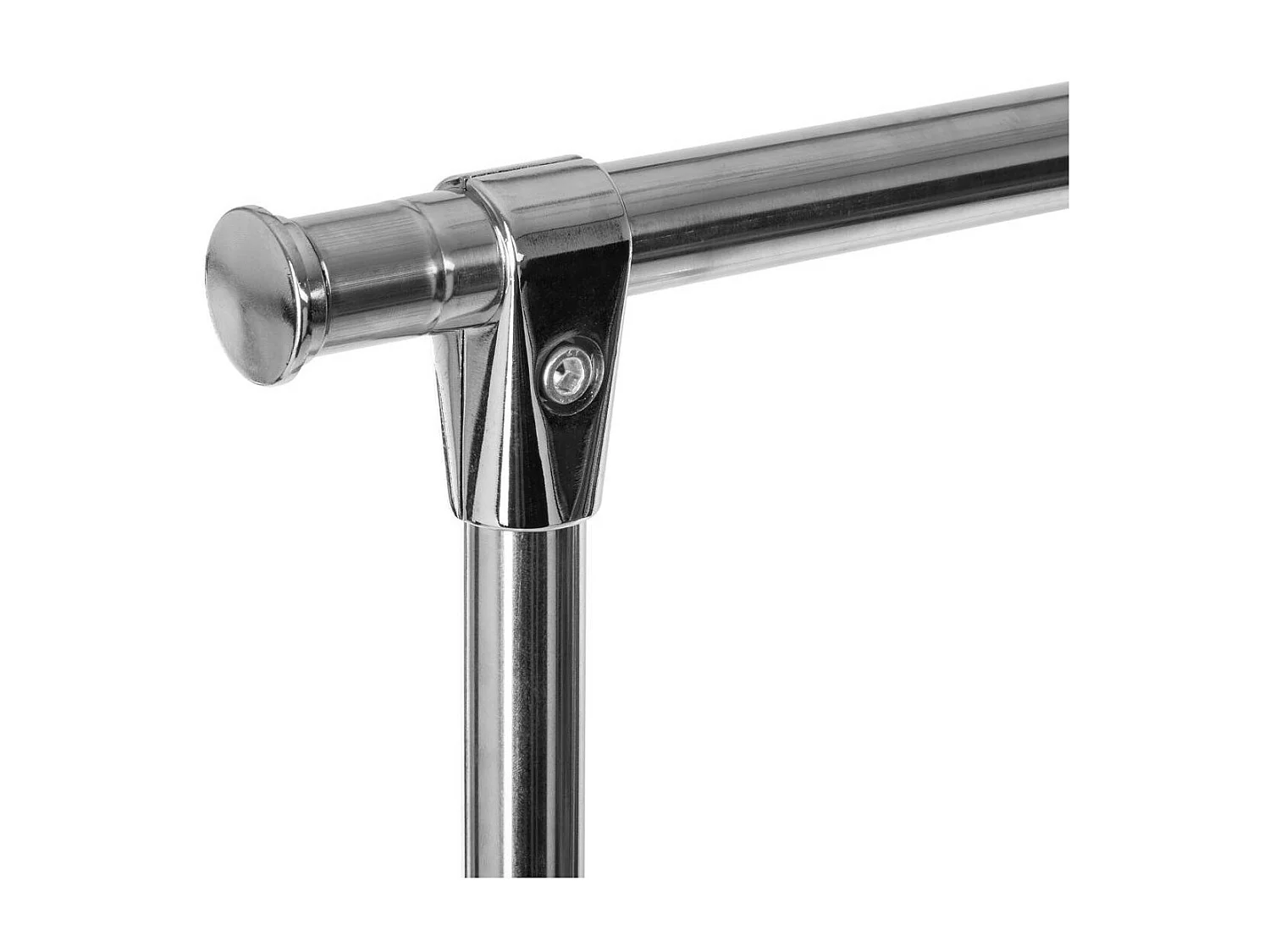 Portant à Vêtements "Roulettes" 173cm Argent