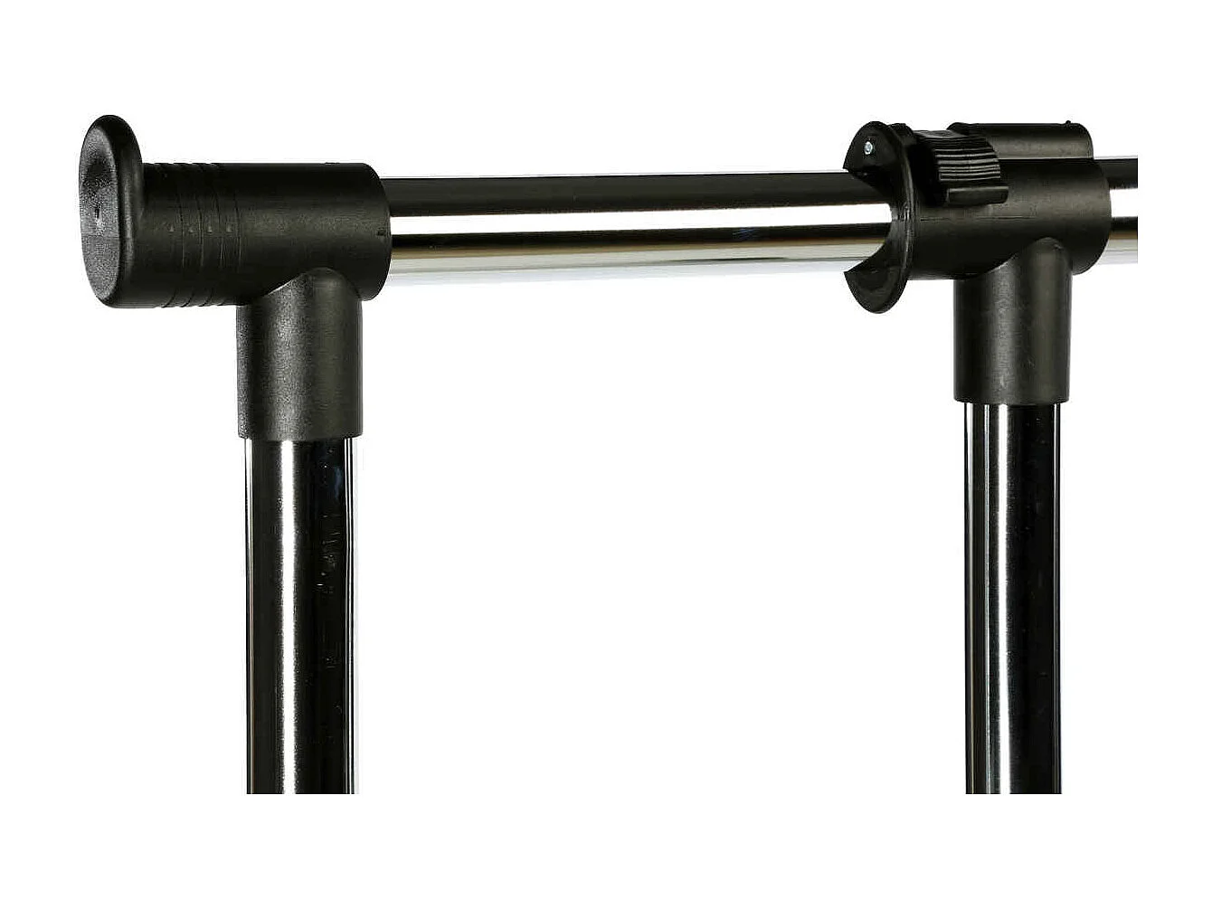 Double Portant à Vêtements "Modulable" 168cm Noir