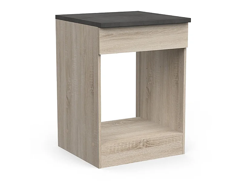 Meuble de cuisine bas pour four 60 cm Paprika
