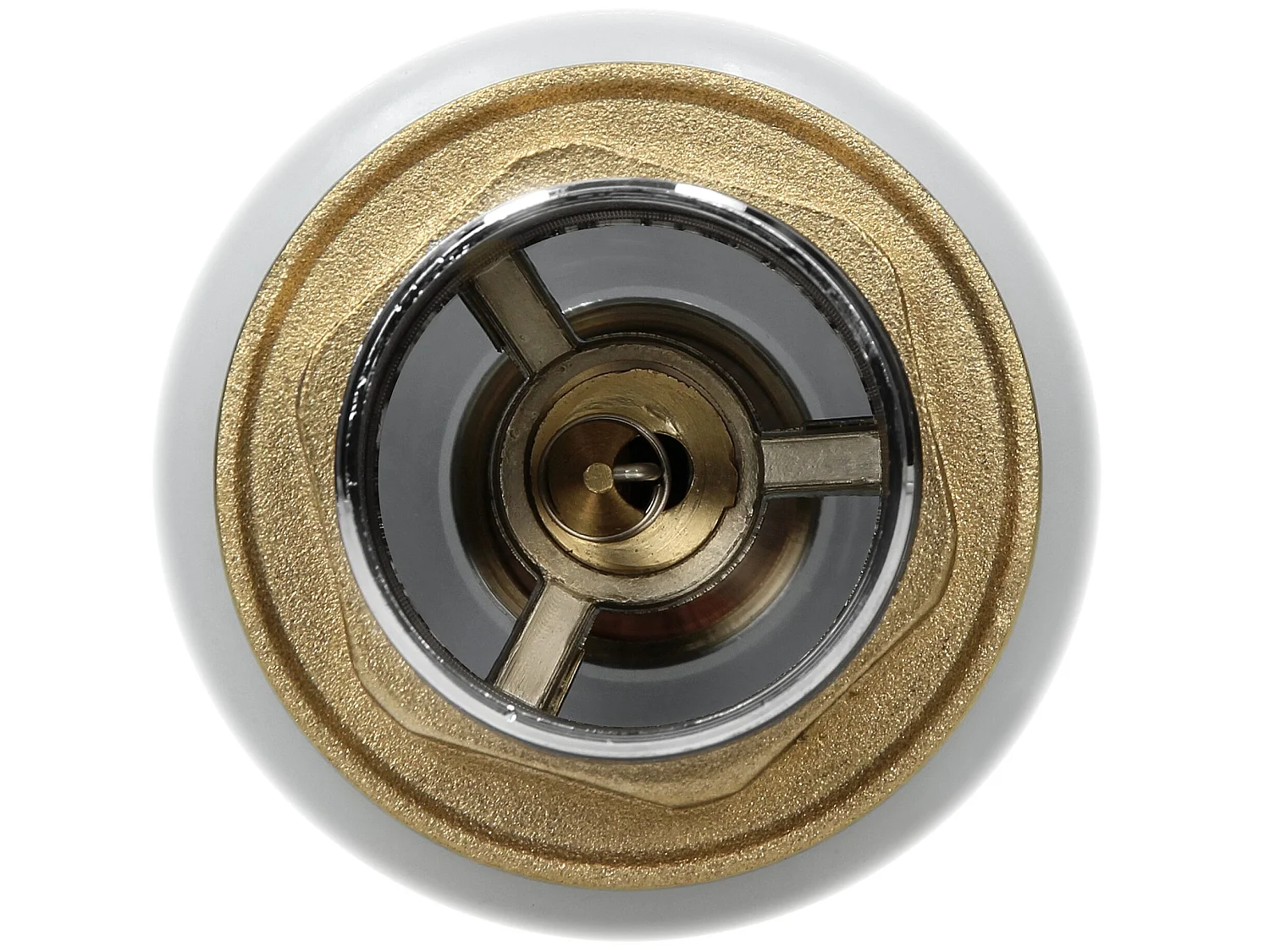 Bonde lavabo sans trop-plein vanne vidange pop up blanc céramique ML-DESIGN