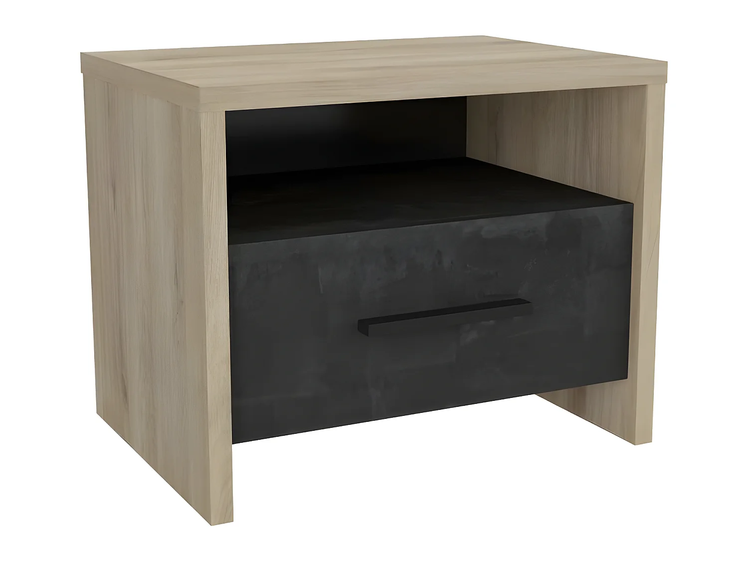 Tavolo da comodino 1 decorazione del cassetto quercia kronberg 50 x 36 x altezza 40 cm