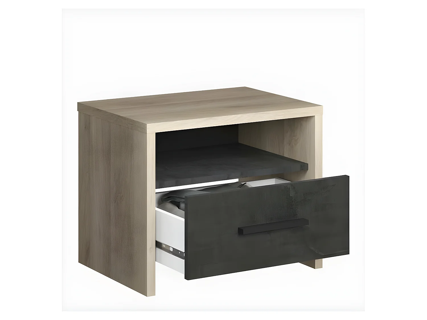 Tavolo da comodino 1 decorazione del cassetto quercia kronberg 50 x 36 x altezza 40 cm