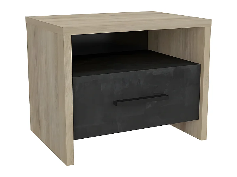 Tavolo da comodino 1 decorazione del cassetto quercia kronberg 50 x 36 x altezza 40 cm