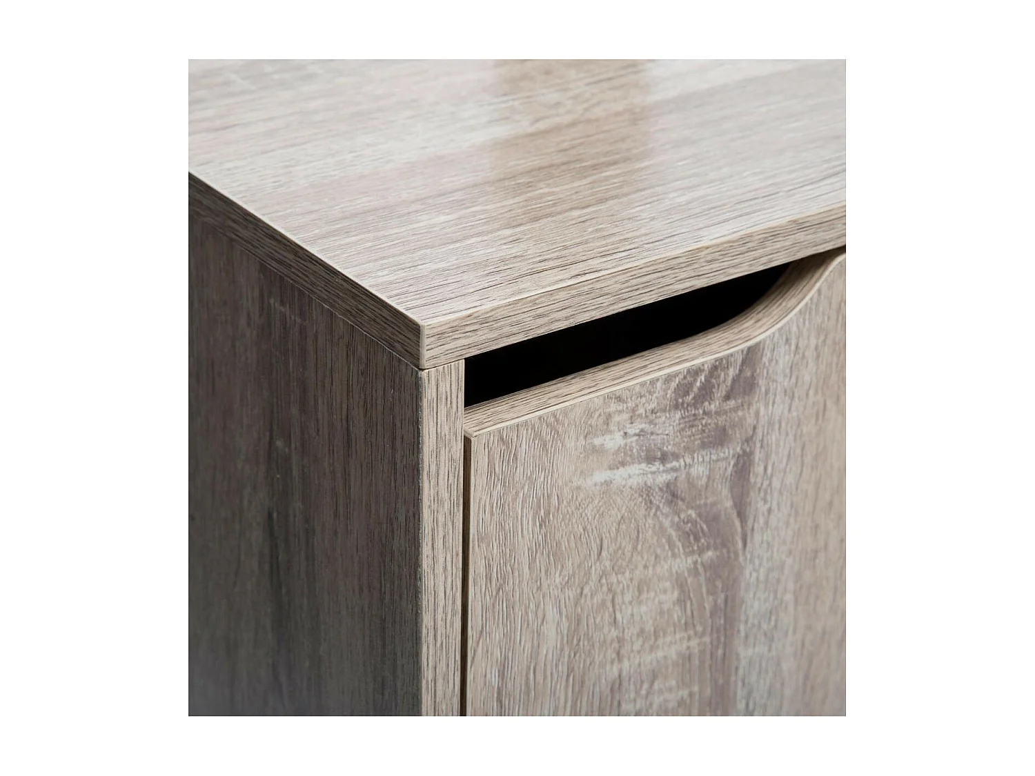 Table de Chevet "4 Pieds" 47cm Naturel