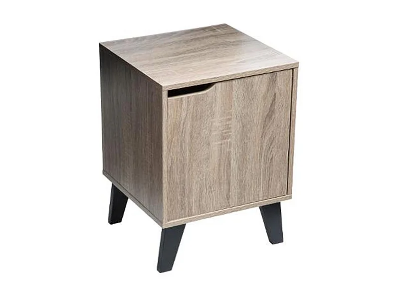 Table de Chevet "4 Pieds" 47cm Naturel