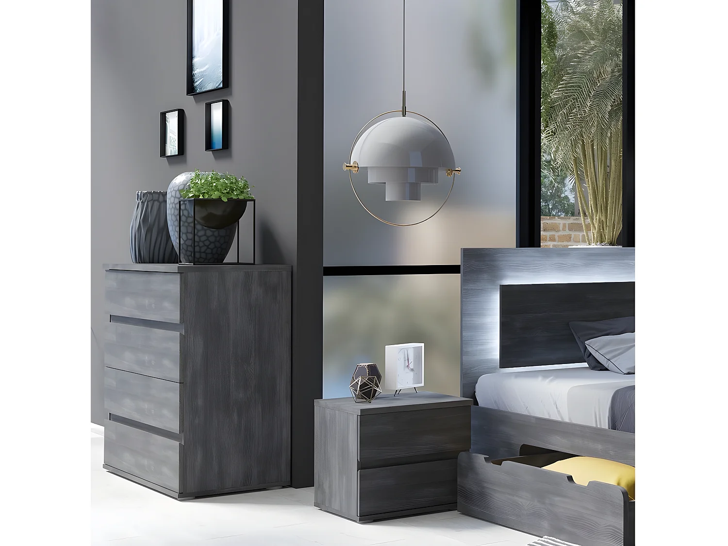 Lot de 2 tables de chevet Togo