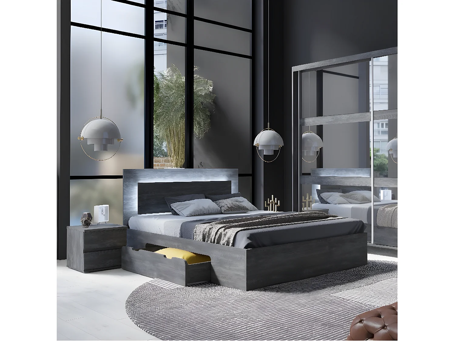 Lot de 2 tables de chevet Togo