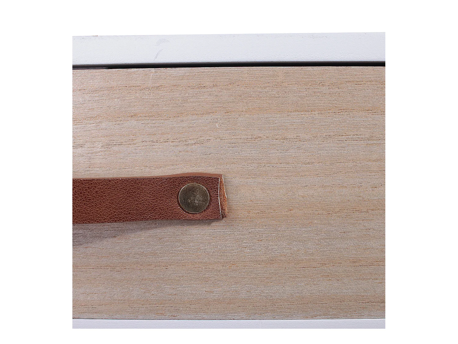 Chevet Blanc 1 Tiroir En Bois Blanc