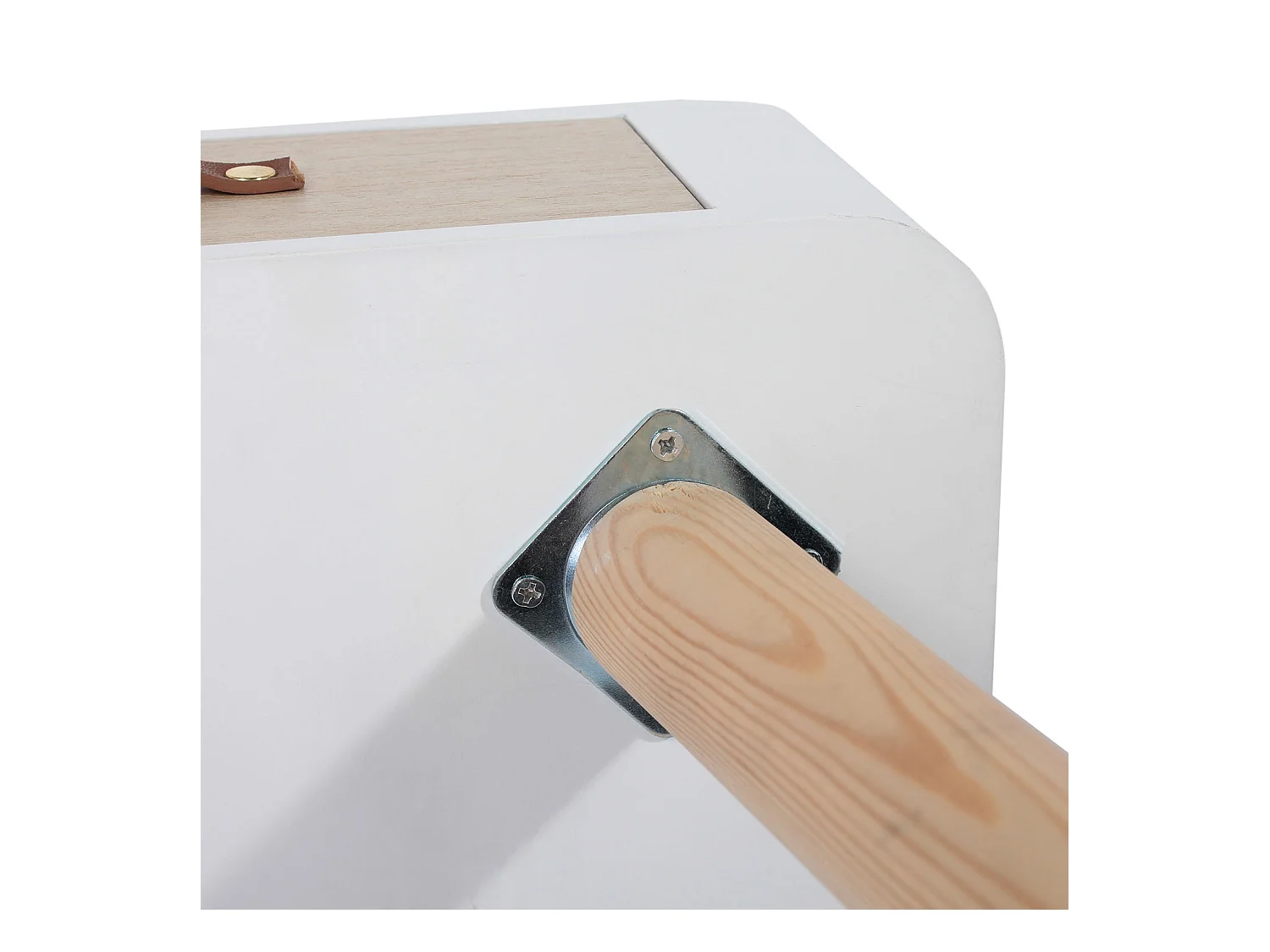 Chevet Blanc 1 Tiroir En Bois Blanc