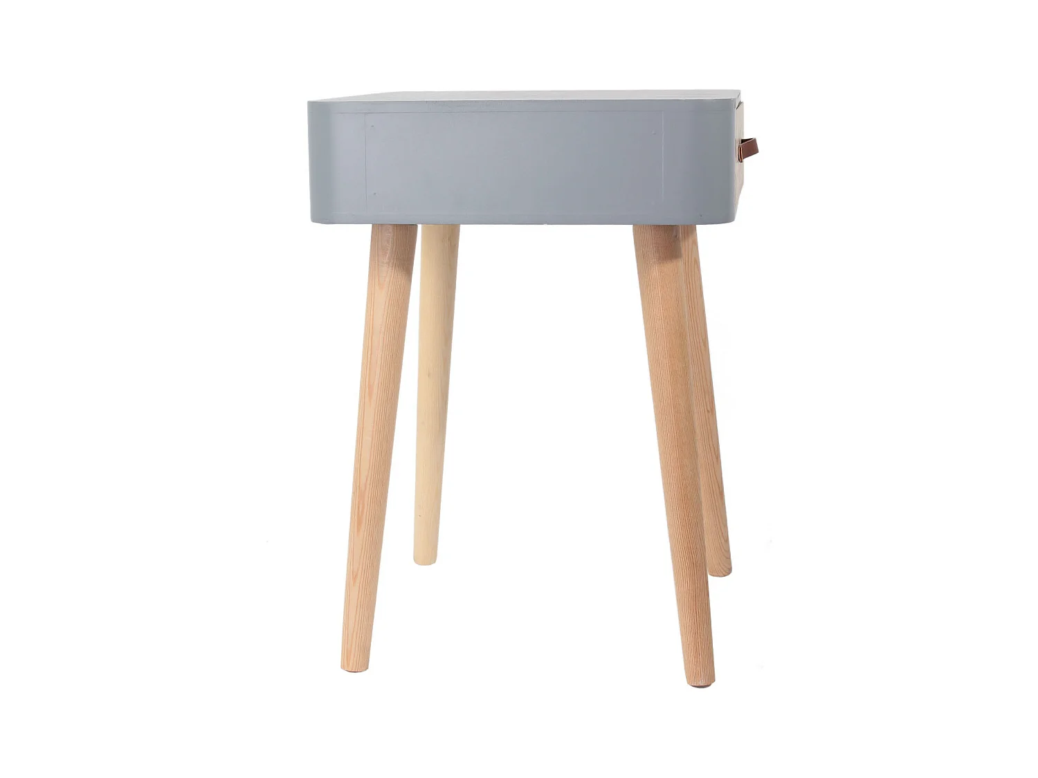 Chevet Gris 1 Tiroir En Bois Gris