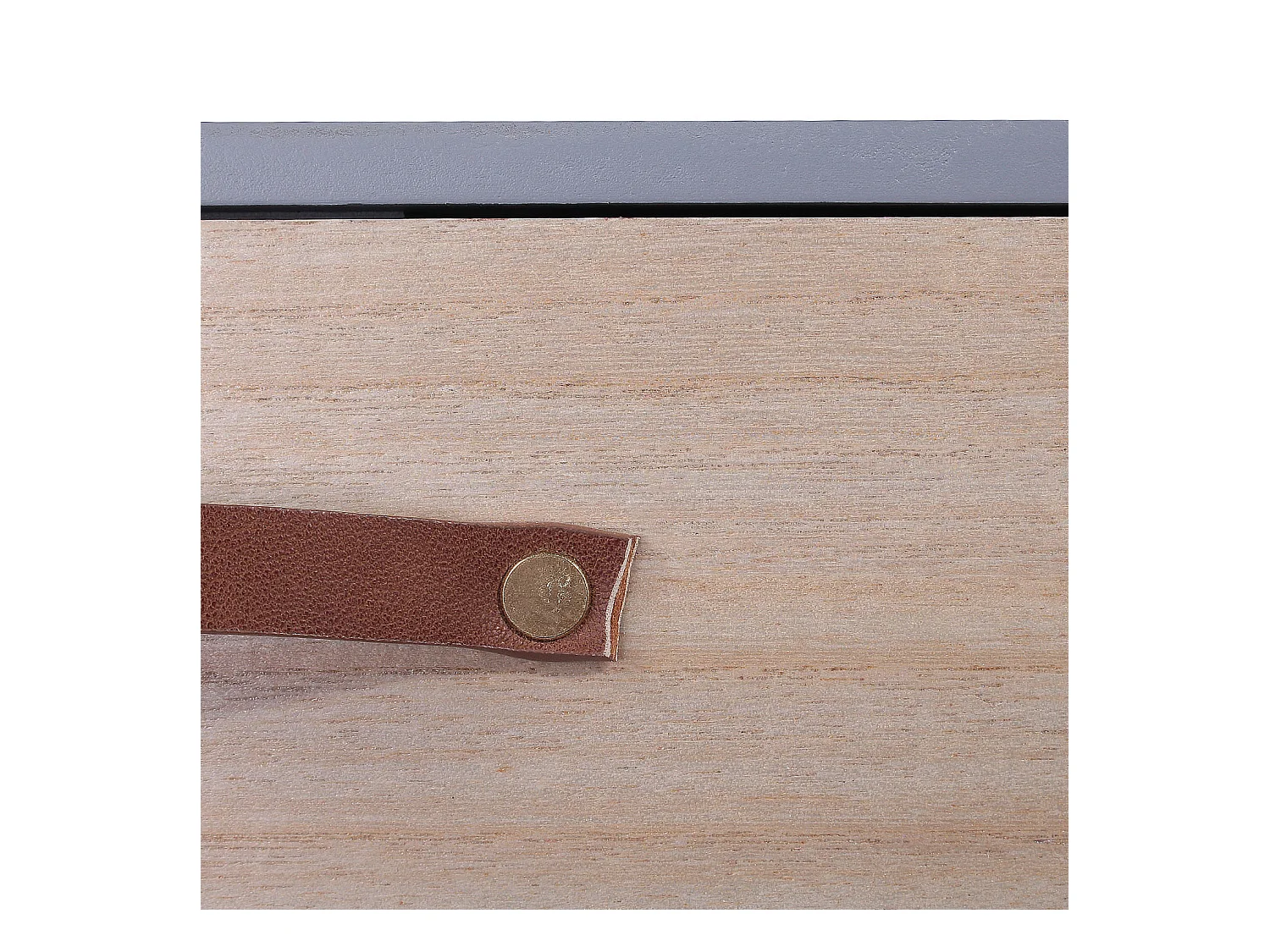 Chevet Gris 1 Tiroir En Bois Gris