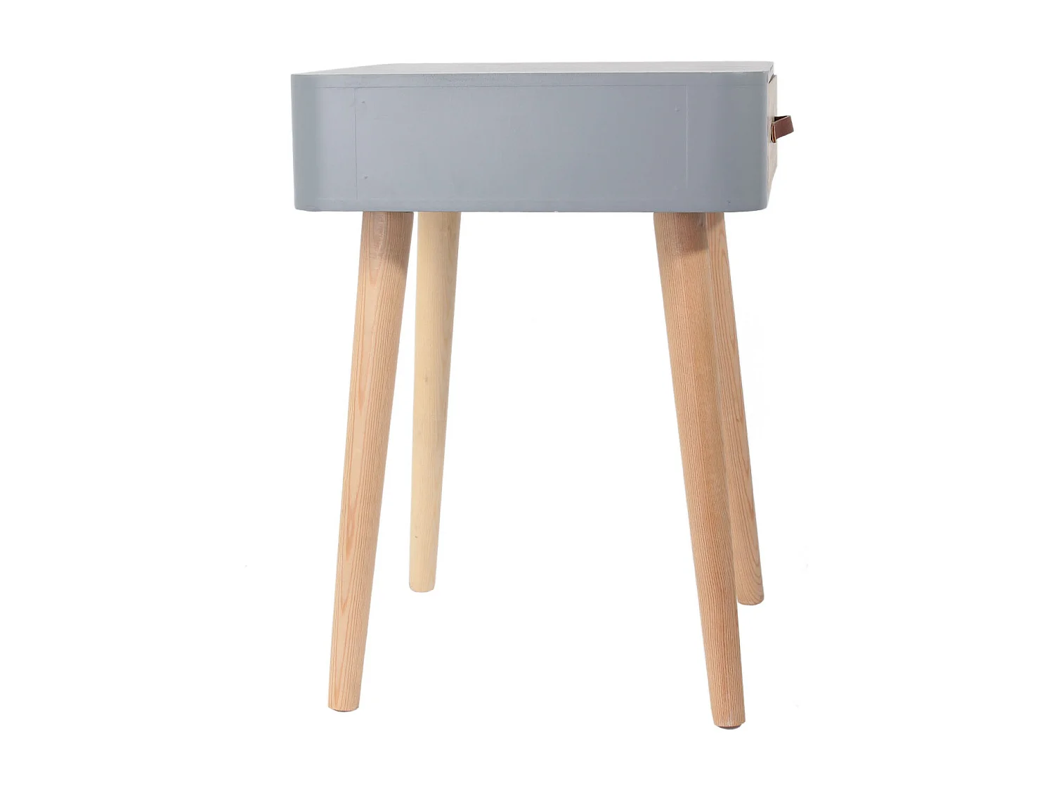 Chevet Gris 1 Tiroir En Bois Gris