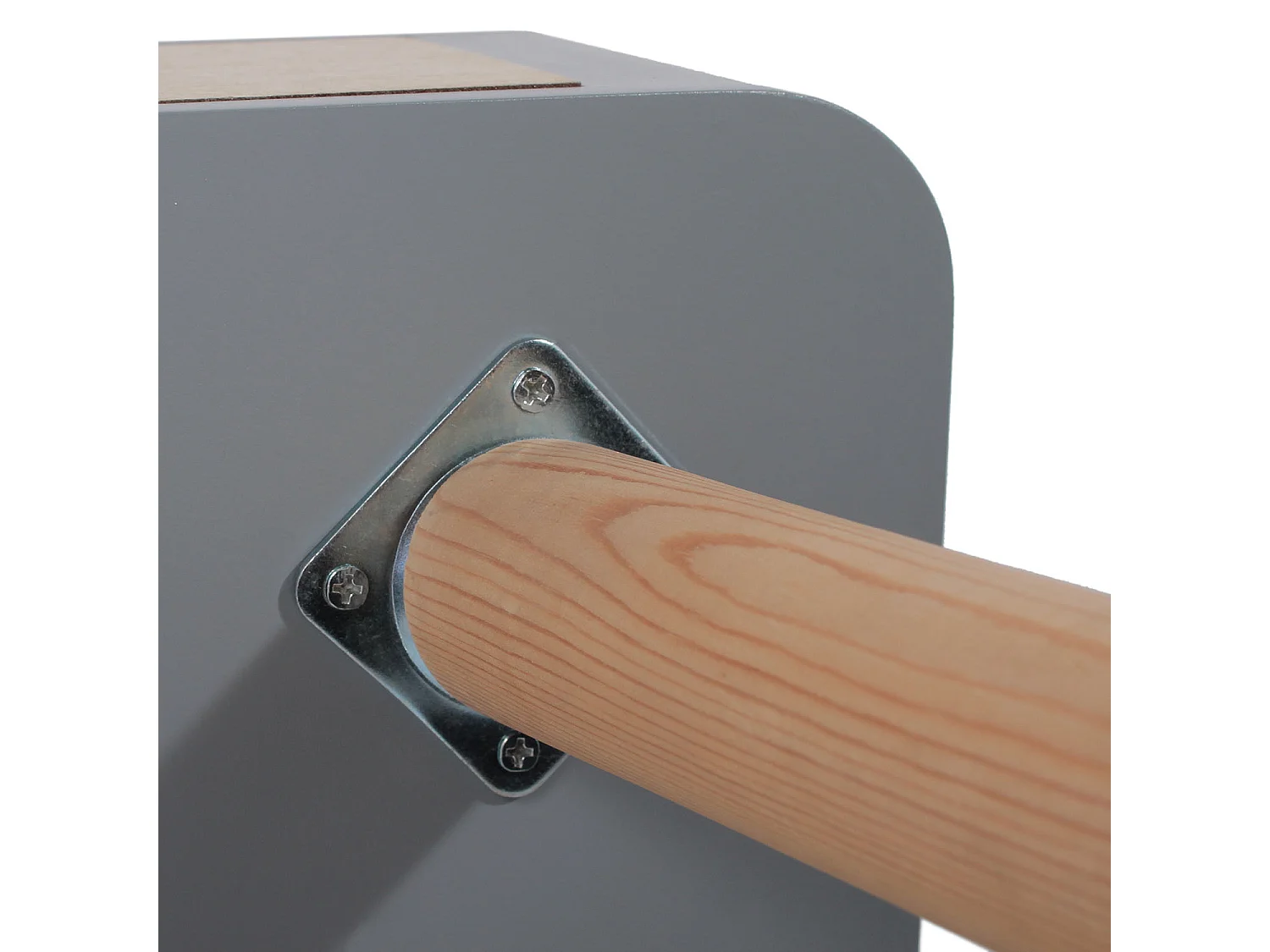 Chevet Gris 1 Tiroir En Bois Gris