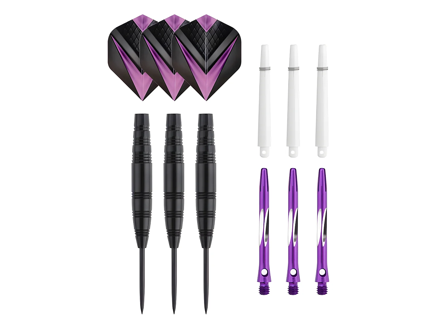 Set di 3 freccette professionali con punta in acciaio 23 gr Cupra