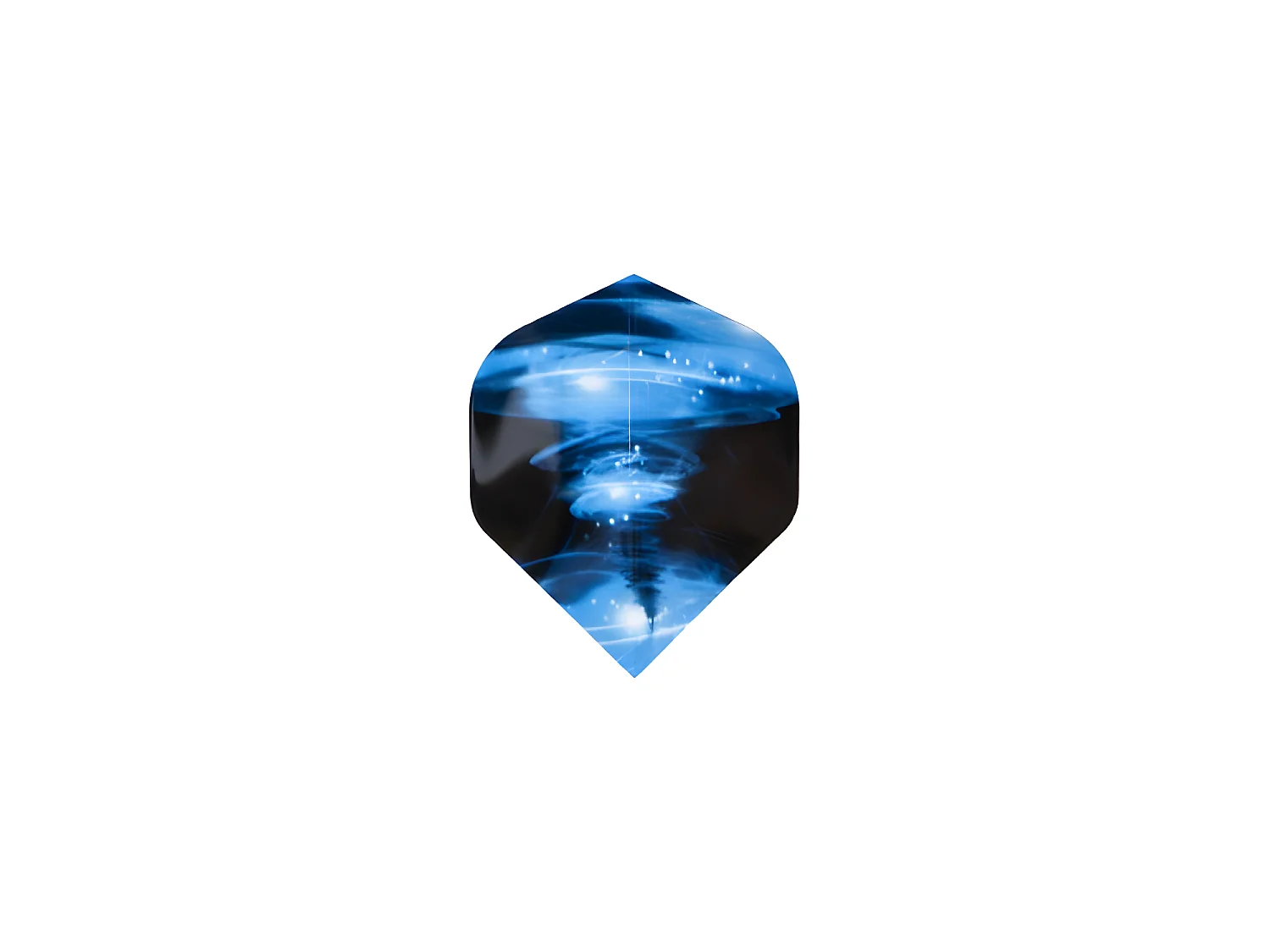 Jeu de 3 fléchettes pro pointe acier 22g Typhoon bleu - Bleu