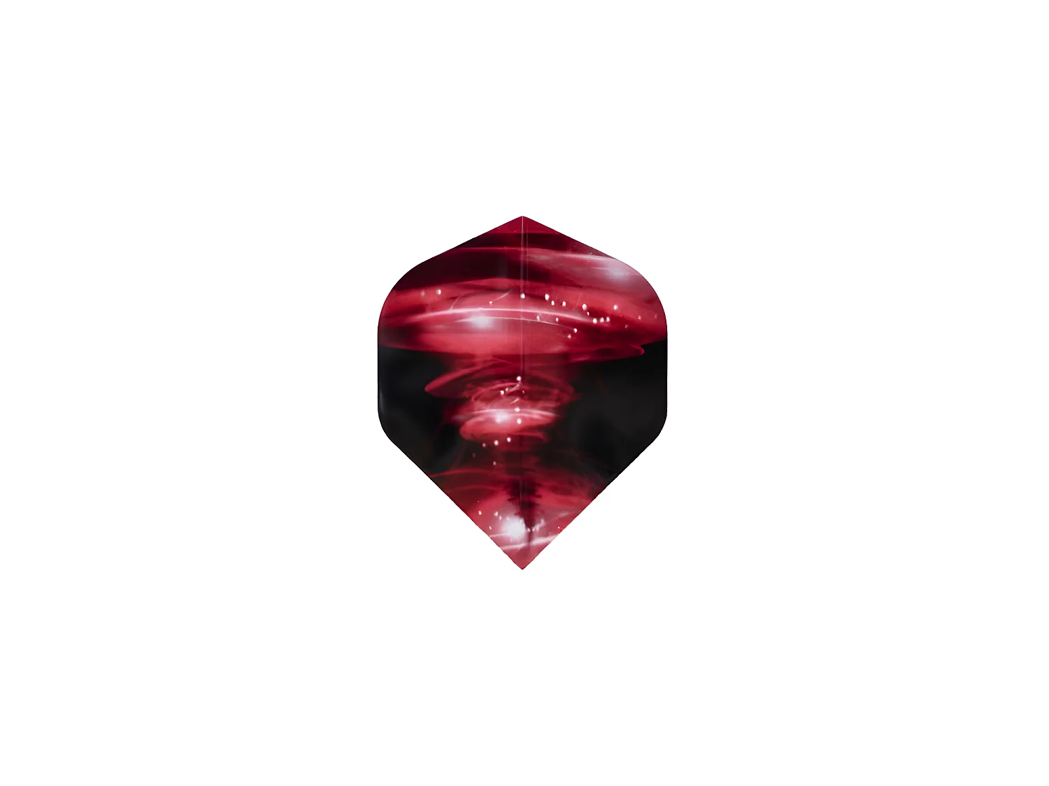 Jeu de 3 fléchettes pro pointe acier 22g Typhoon rouge - Rouge