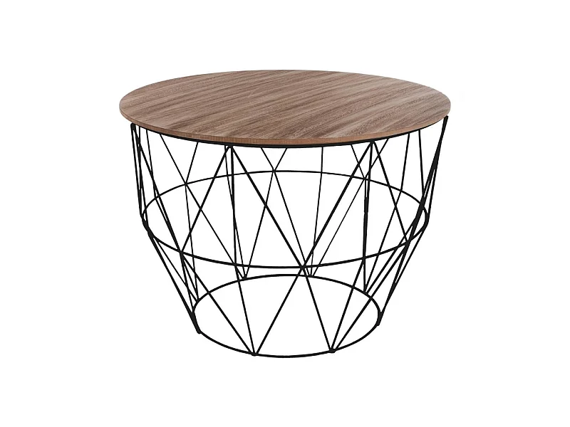 Table basse D56 Atomic noir Atmosphera - Noir